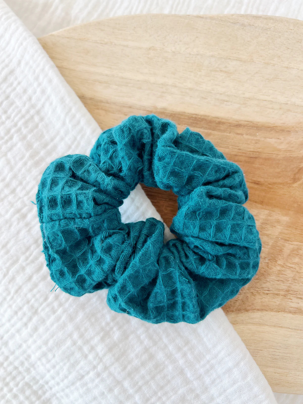 Nid d'abeille bleu paon - 3