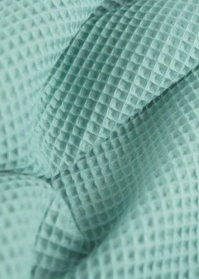 Nid d'abeille vert d'eau - 1