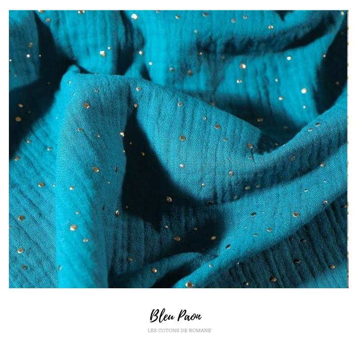 Paréo - Sortie de bain - Bleu paon