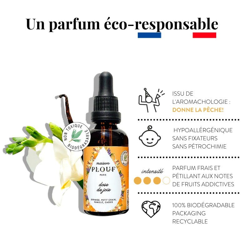 Parfum naturel pour le linge - Maison plouf - Joie
