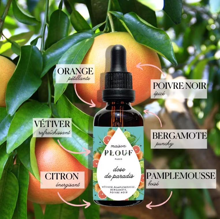 Parfum naturel pour le linge - Maison plouf - Paradisiaque