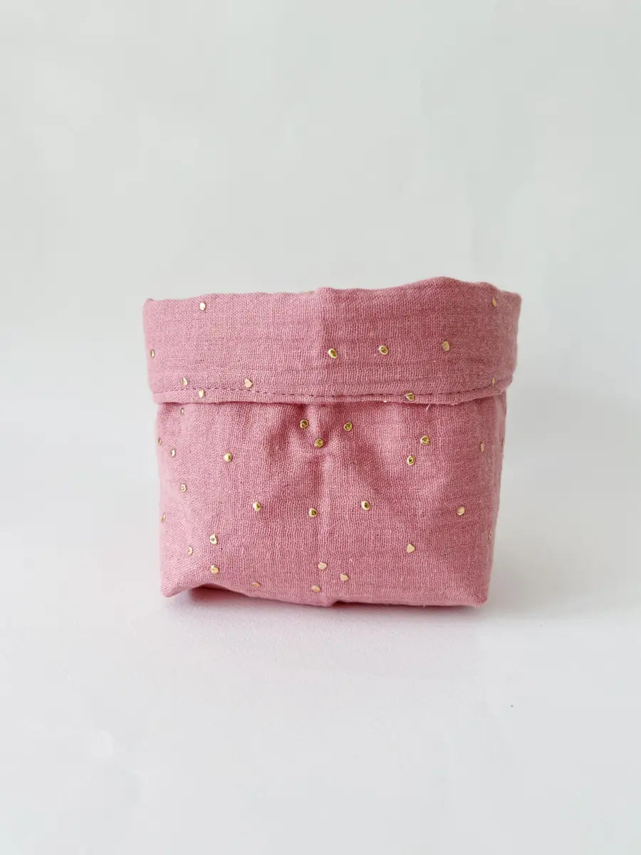 Petite panière en double gaze - Boudoir