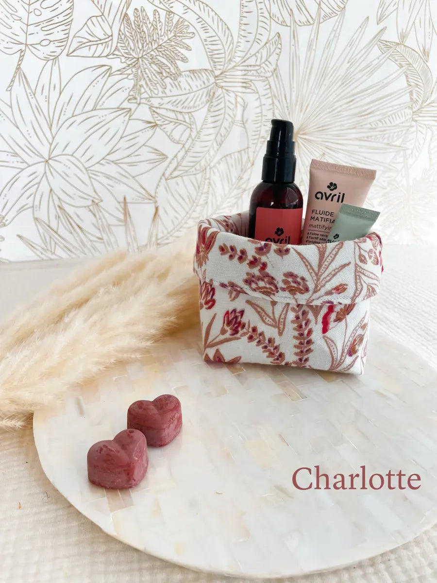 Petite panière en double gaze - Charlotte