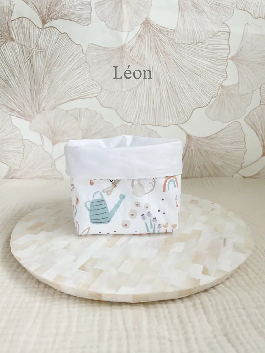 Petite panière en tissu enfant - Léon