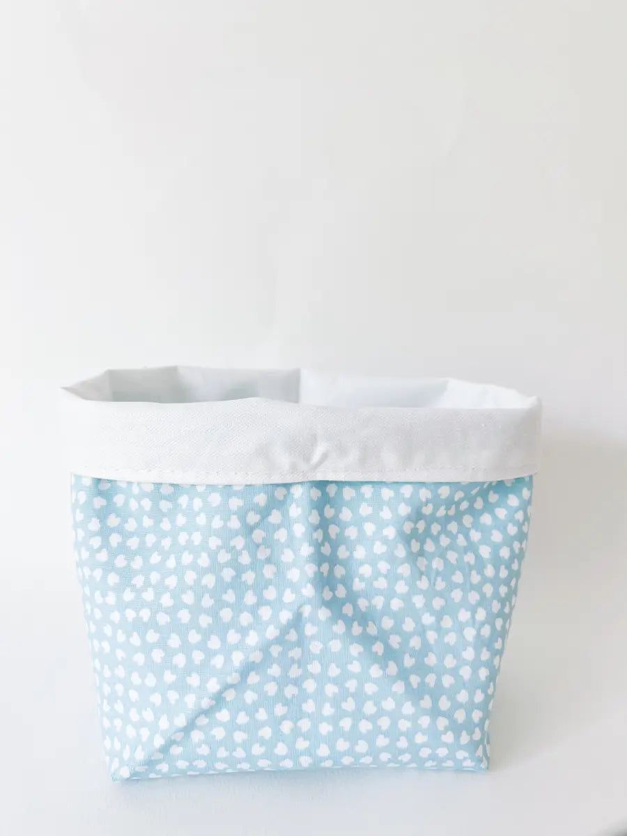 Petite panière en tissu - Bleu