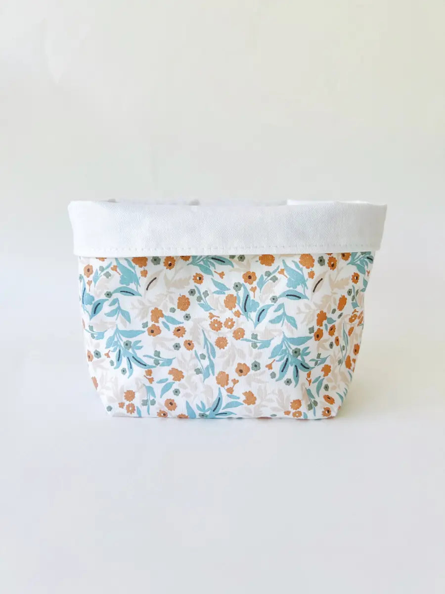 Petite panière en tissu - Blue spring