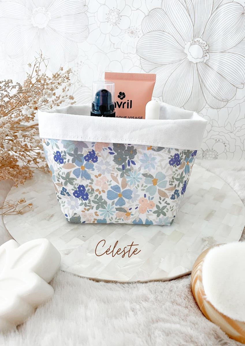 Petite panière en tissu - Céleste