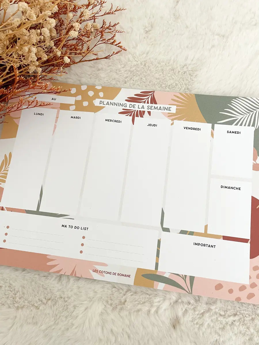 Planner semainier - 1