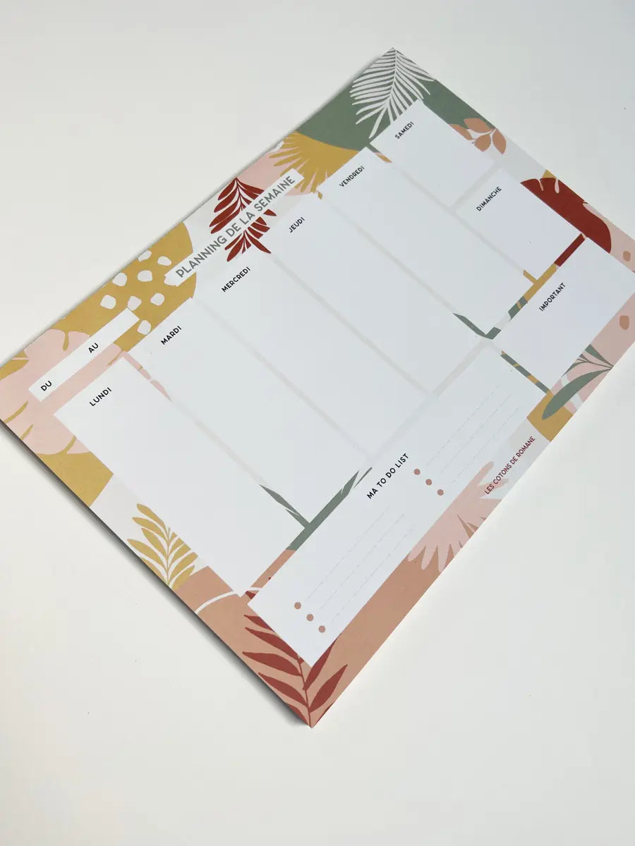 Planner semainier - 2