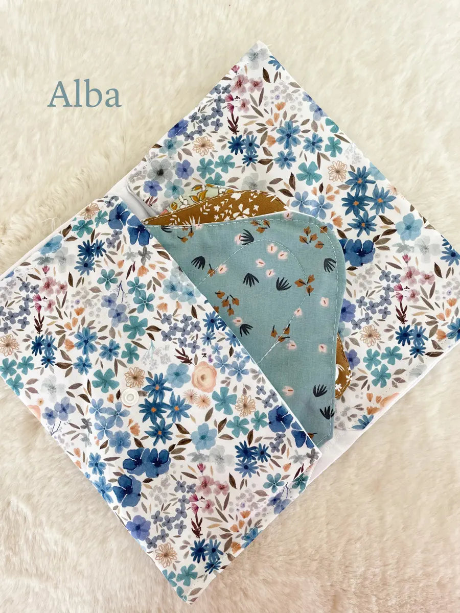Pochette à culottes menstruelles/serviettes hygiéniques lavables - Alba