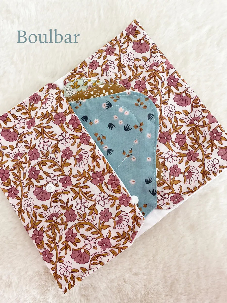 Pochette à culottes menstruelles/serviettes hygiéniques lavables - Boulbar
