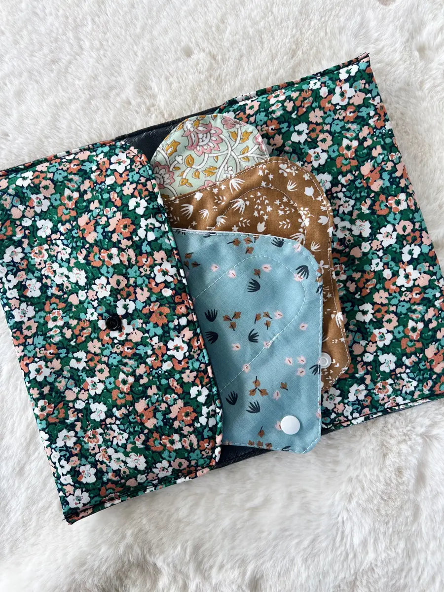 Pochette à culottes menstruelles/serviettes hygiéniques lavables - Emma