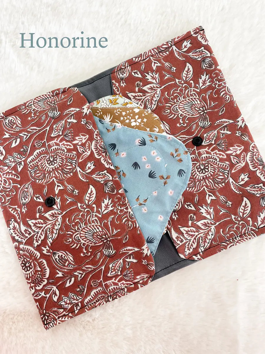 Pochette à culottes menstruelles/serviettes hygiéniques lavables - Honorine