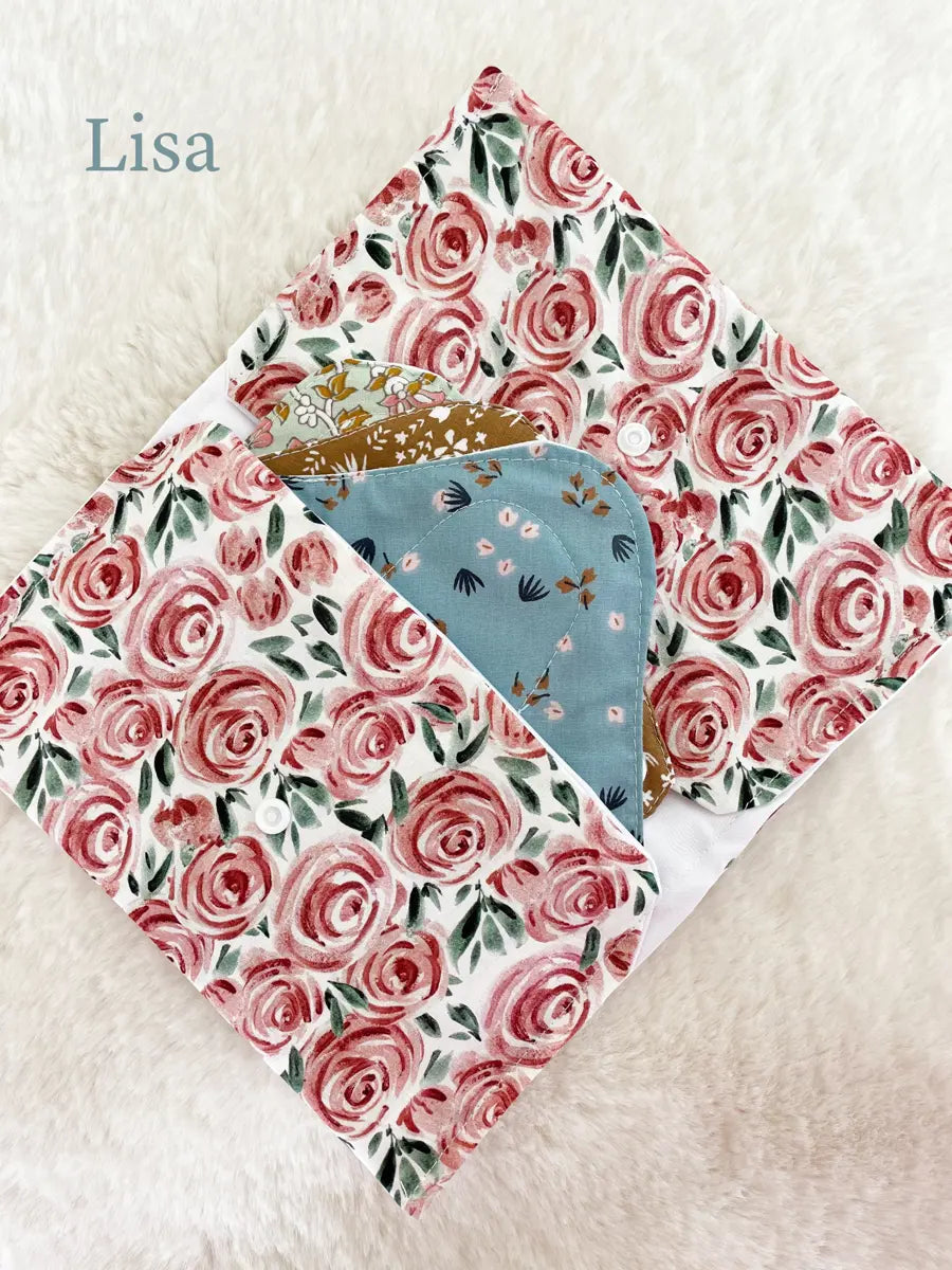 Pochette à culottes menstruelles/serviettes hygiéniques lavables - Lisa