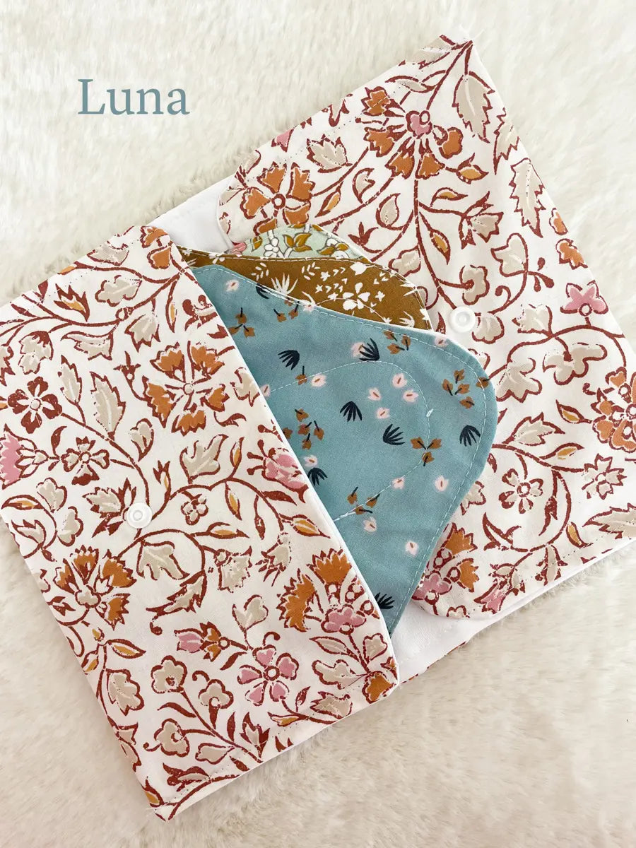 Pochette à culottes menstruelles/serviettes hygiéniques lavables - Luna