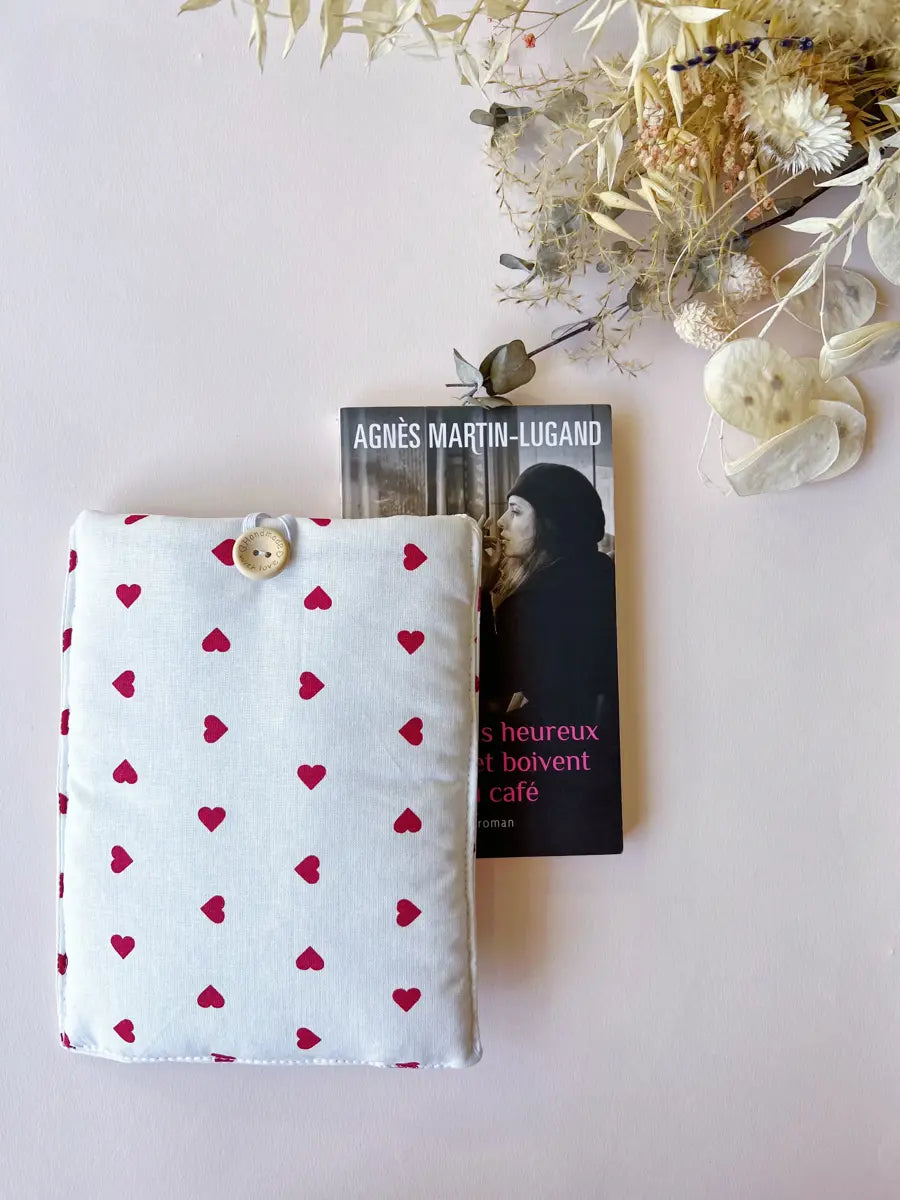 Pochette en tissu pour livre de poche - Pochette pour livre ou liseuse - 2
