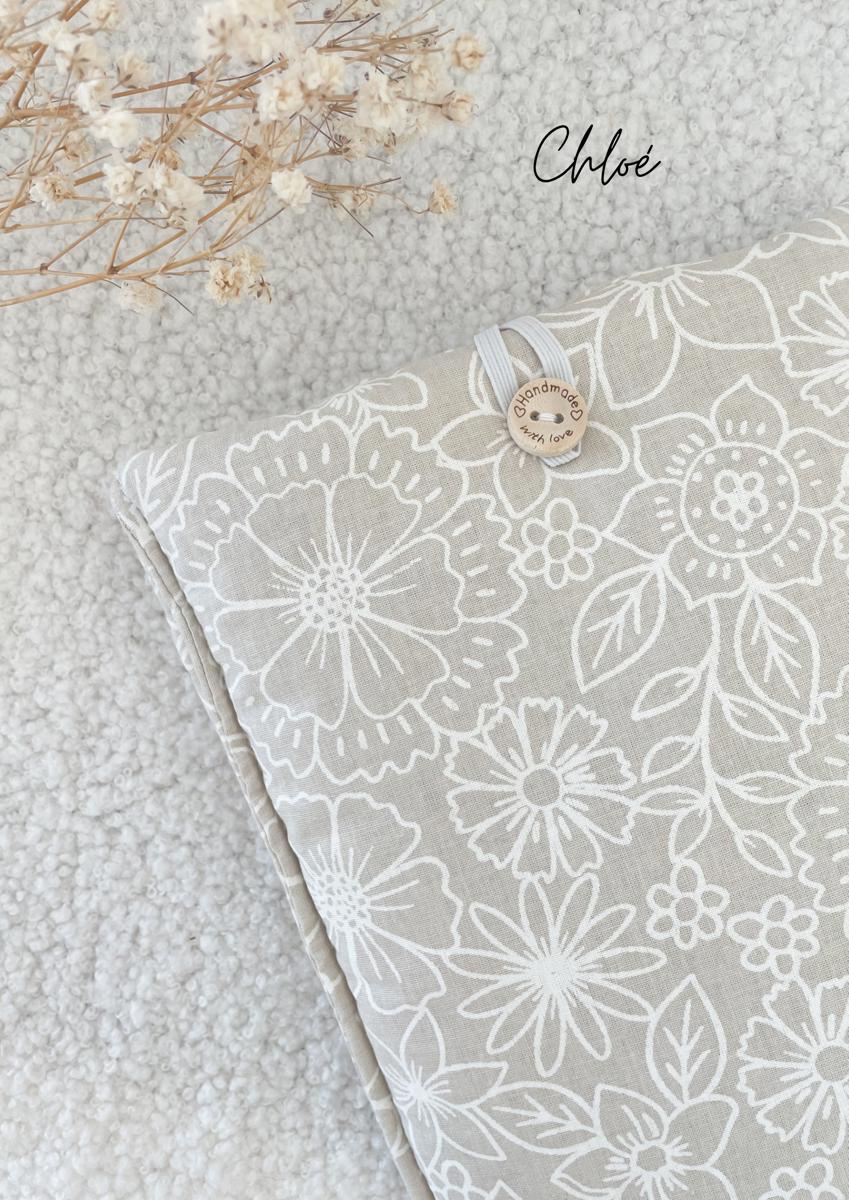 Pochette en tissu pour livre de poche - Pochette pour livre ou liseuse - Chloé