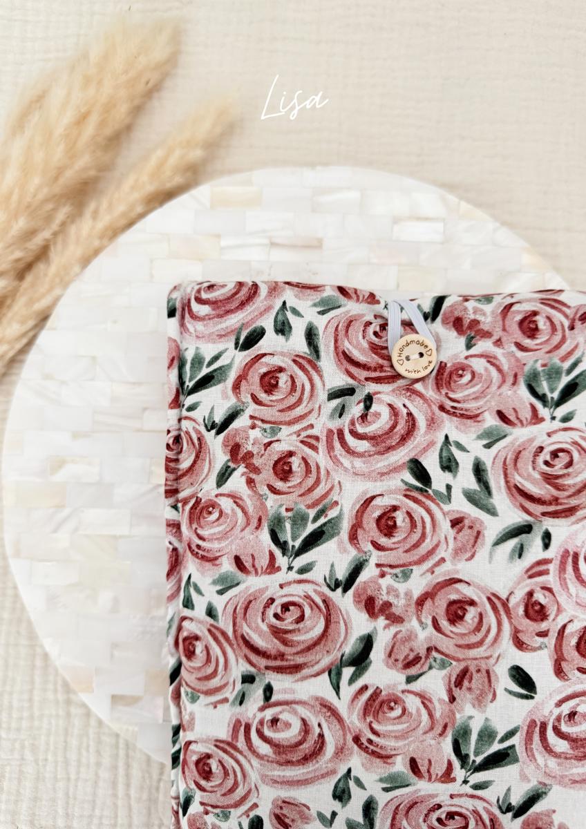 Pochette en tissu pour livre de poche - Pochette pour livre ou liseuse - Lisa