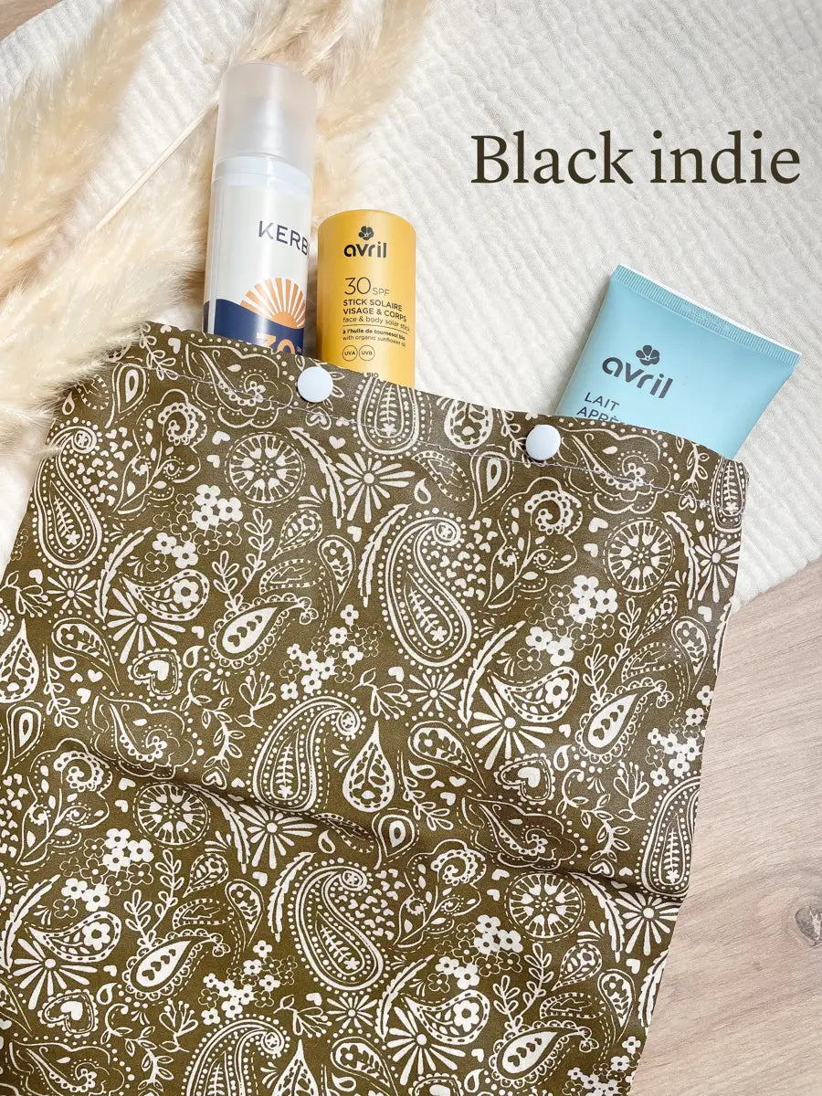 Pochette de rangement imperméable - Black indie