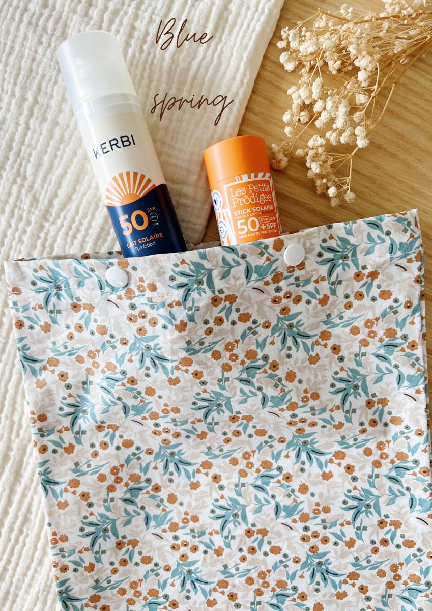 Pochette de rangement imperméable - Blue spring