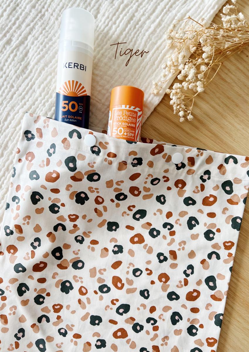 Pochette de rangement imperméable - Tiger