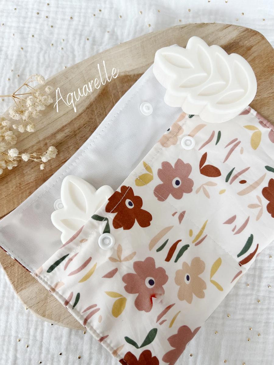 Pochette à savon imperméable grand format - Aquarelle