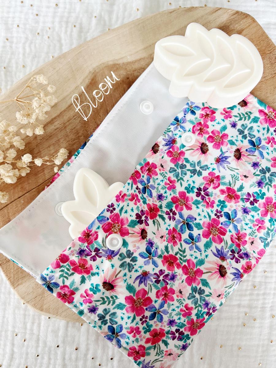 Pochette à savon imperméable grand format - Bloom