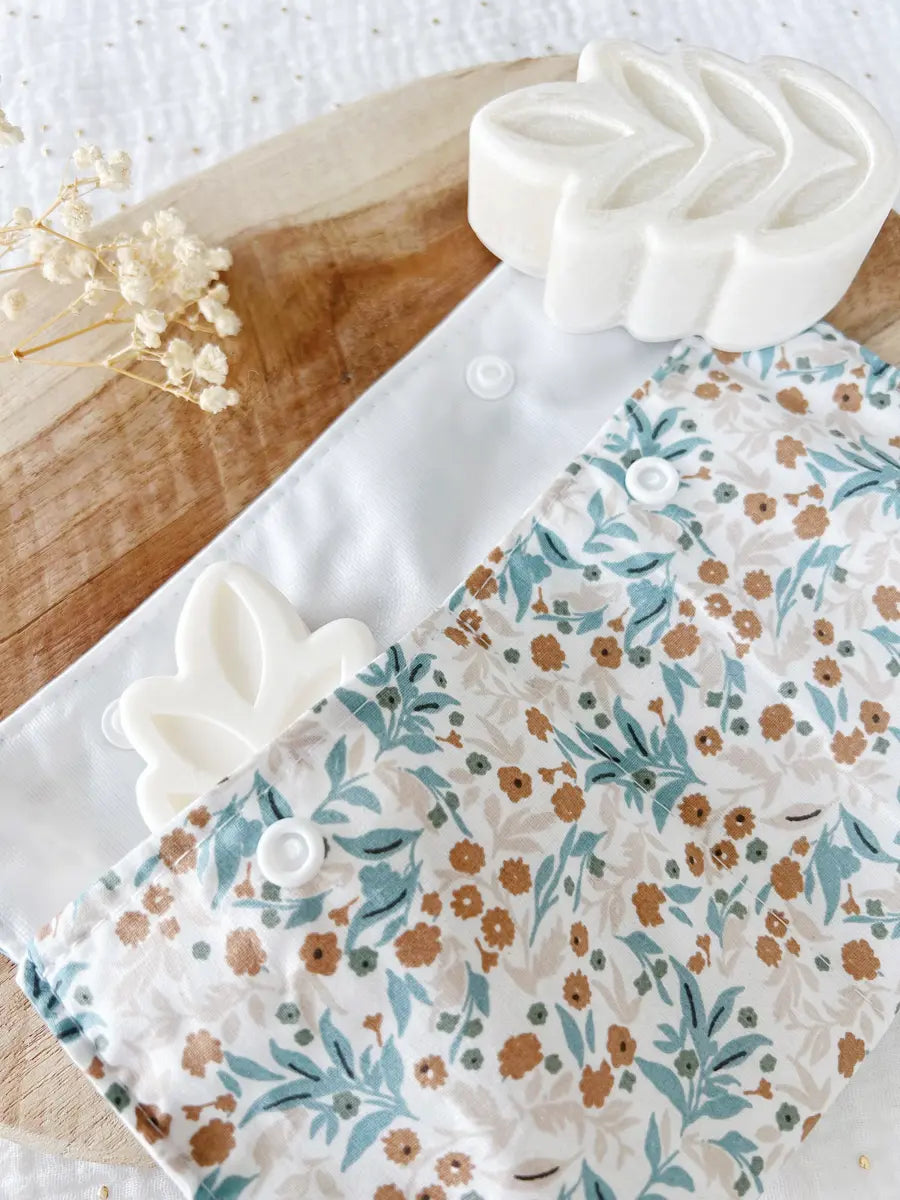 Pochette à savon imperméable grand format - Blue spring