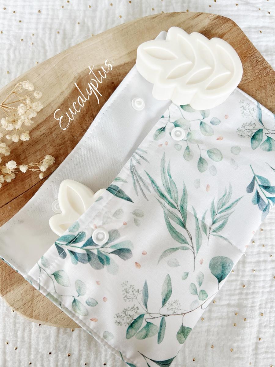 Pochette à savon imperméable grand format - Eucalyptus