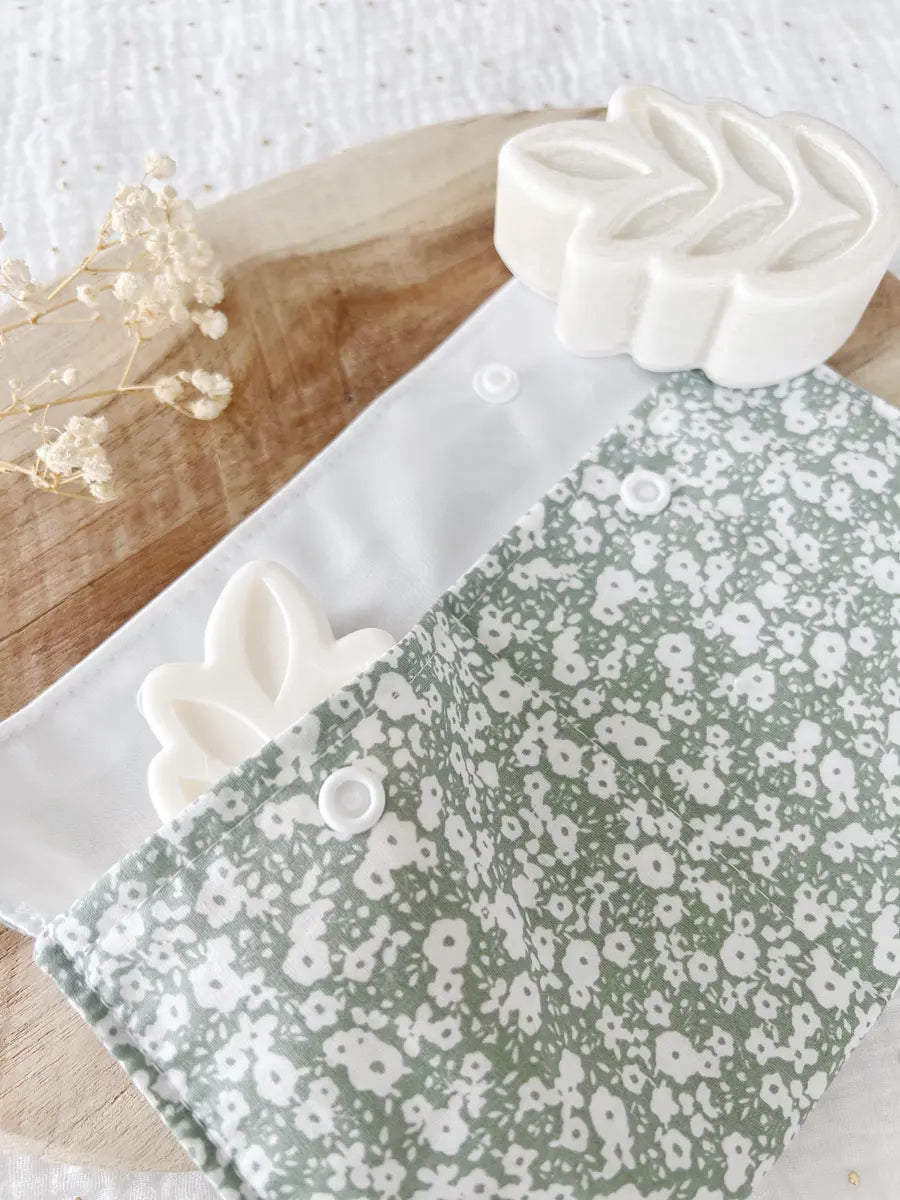 Pochette à savon imperméable grand format - Garden