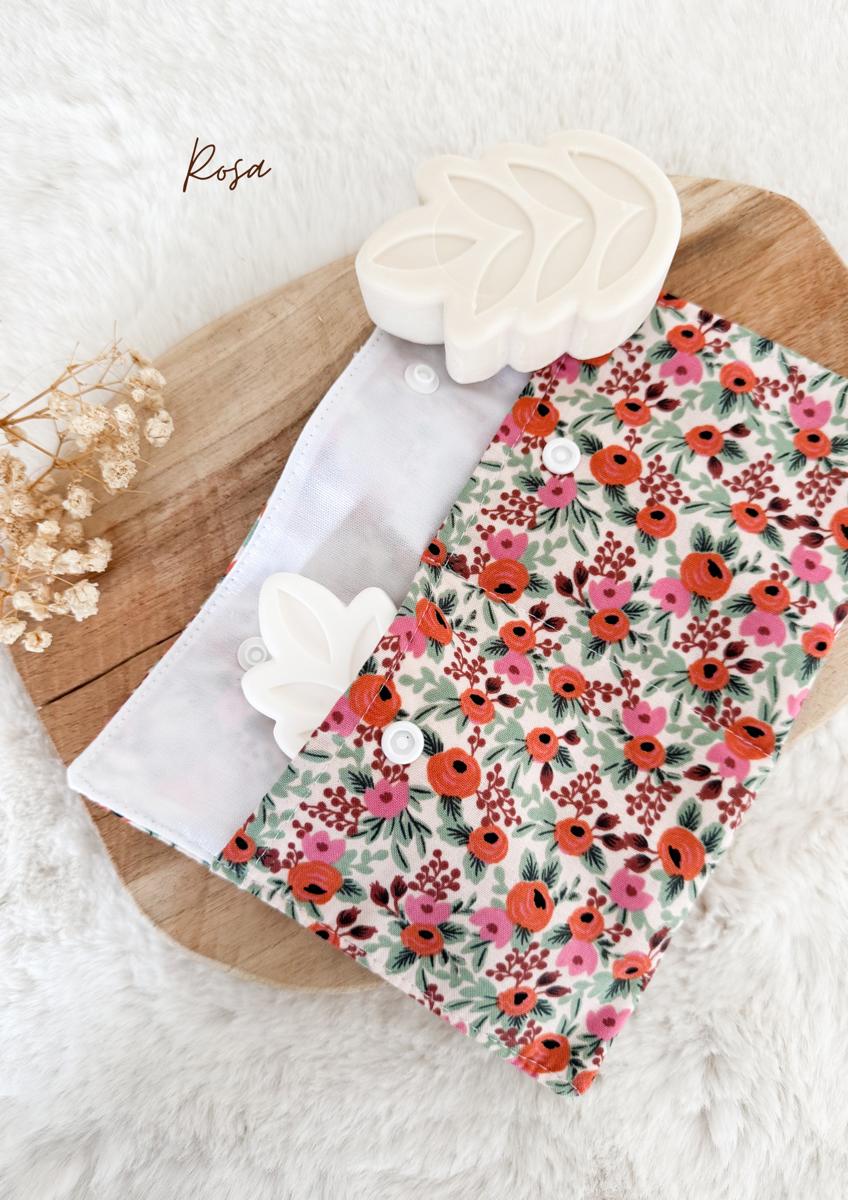 Pochette à savon imperméable grand format - Rosa *