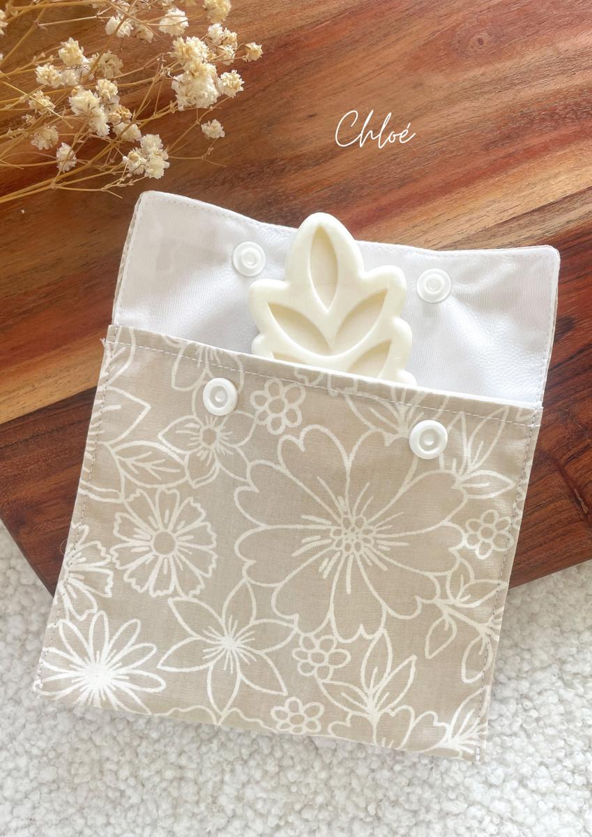 Pochette à savon imperméable petit format - Chloé