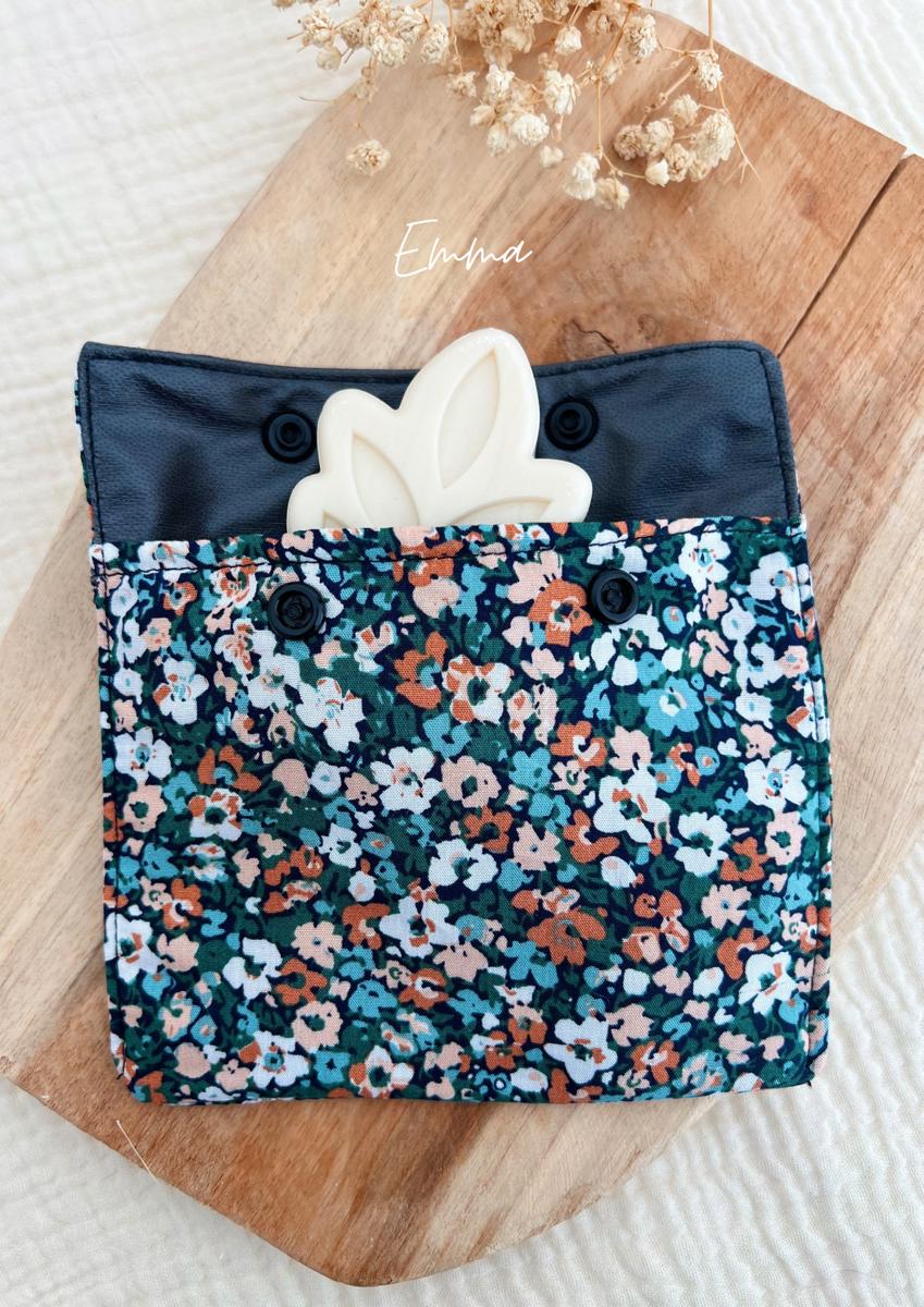 Pochette à savon imperméable petit format - Emma