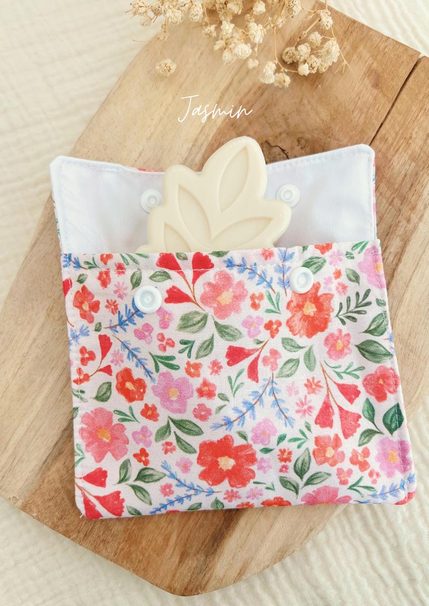 Pochette à savon imperméable petit format - Jasmin