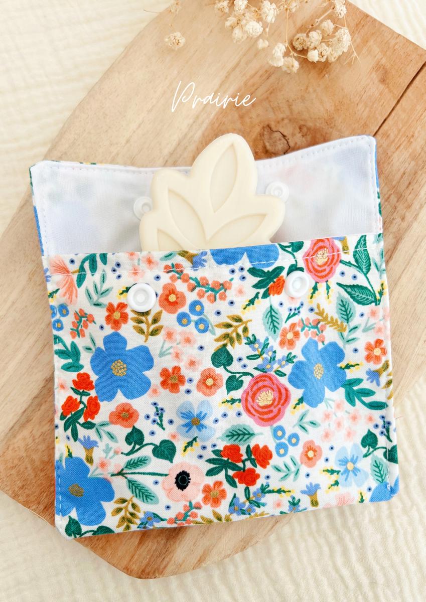 Pochette à savon imperméable petit format - Prairie *