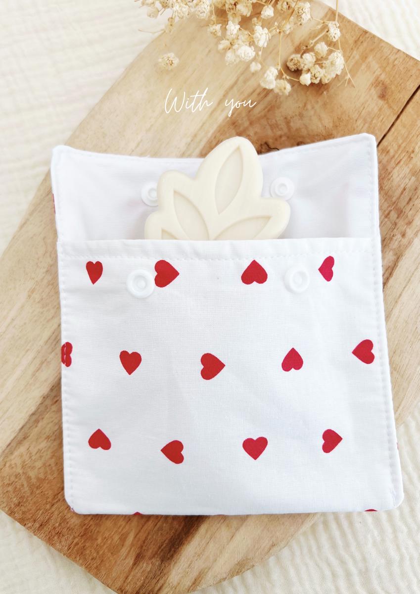 Pochette à savon imperméable petit format - With you