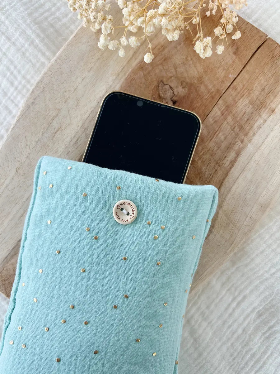 Pochette pour téléphone portable (max. 8,5cm de largeur) - Mint