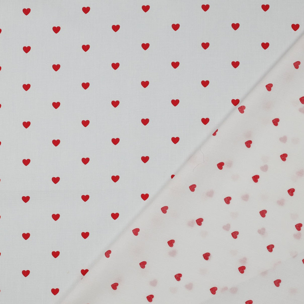 Popeline de coton Amour - 2