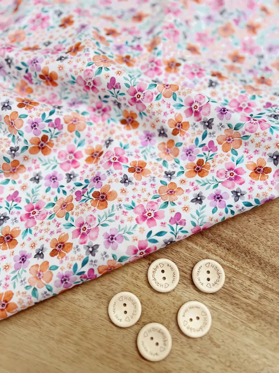 Popeline de coton Anaïs - 1