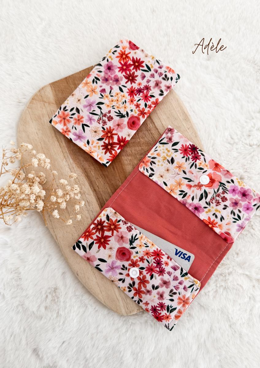 Porte-cartes en tissu - Adèle