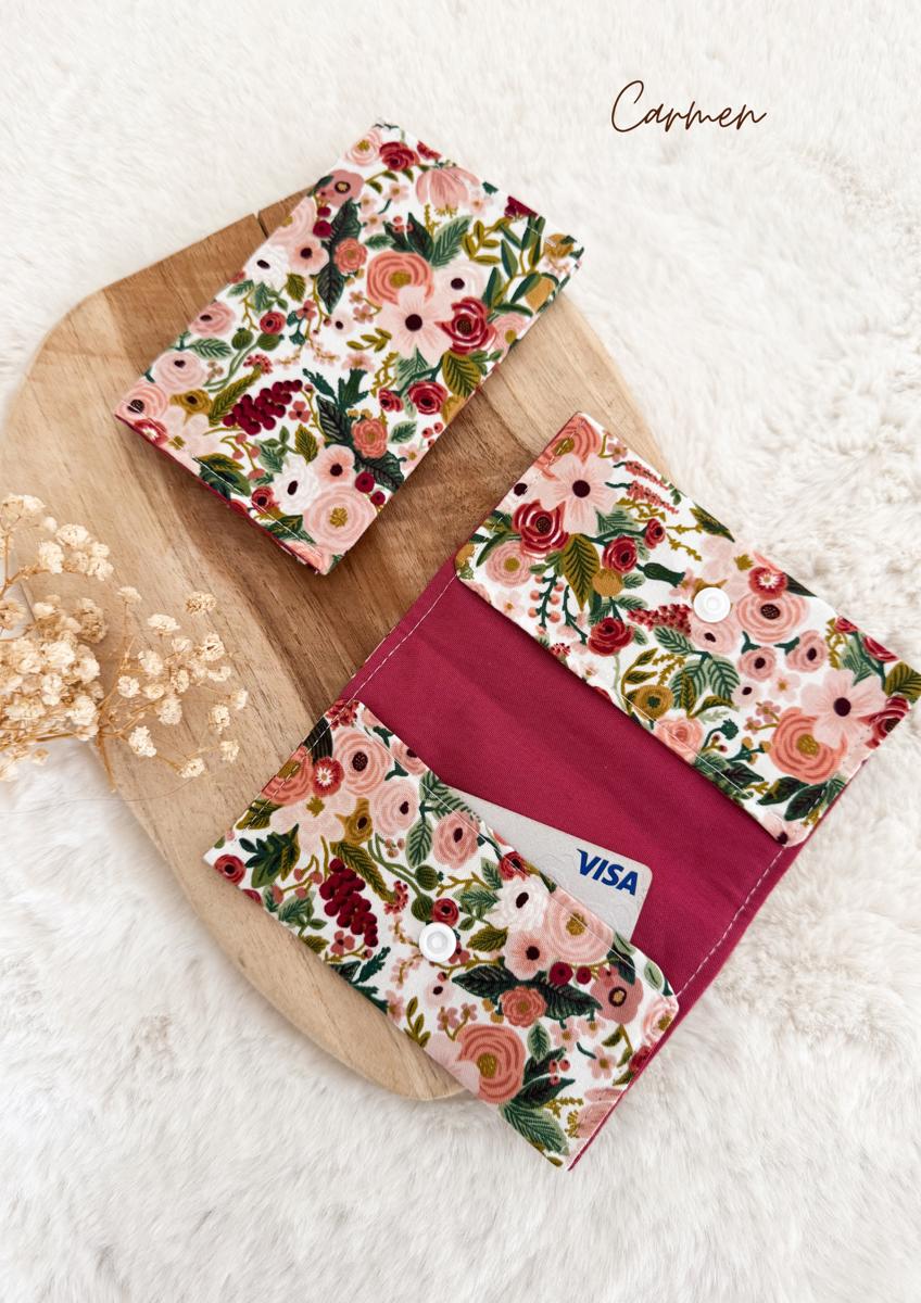 Porte-cartes en tissu - Carmen