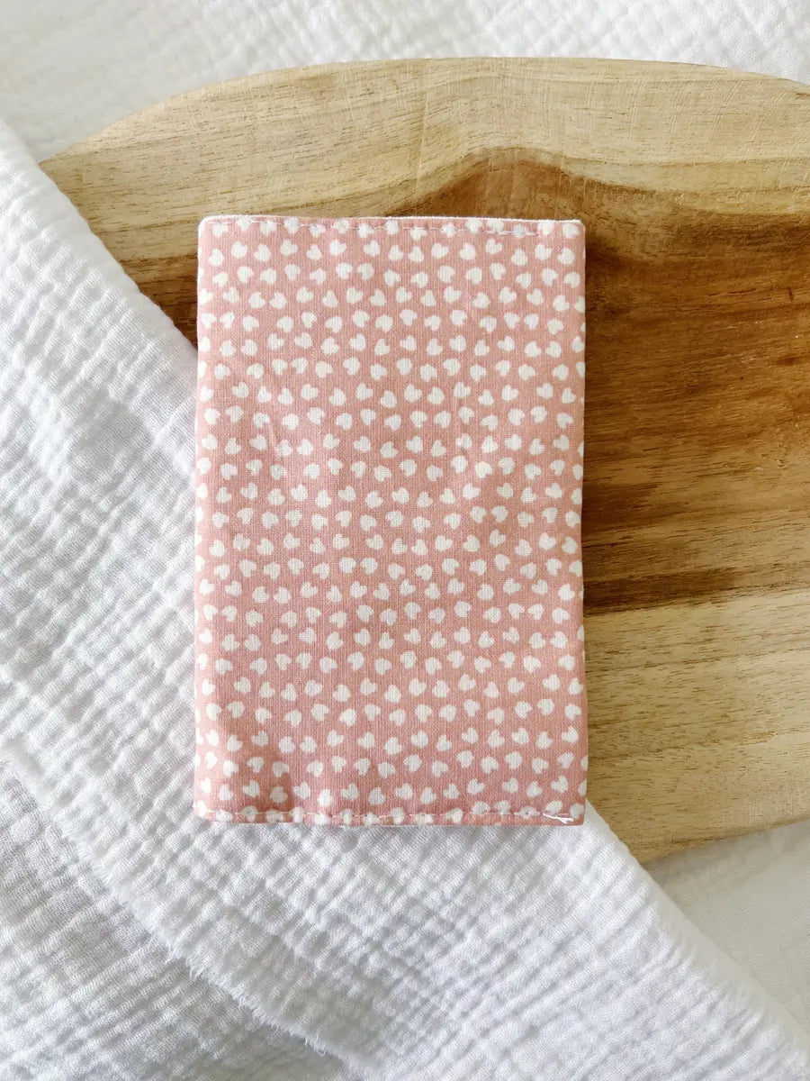Porte-cartes en tissu - Rose