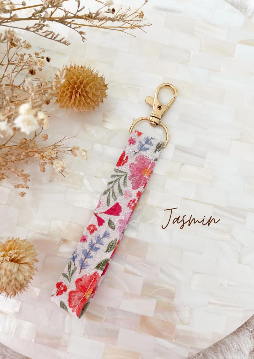 Porte-clé - Les cotons de Romane - Jasmin