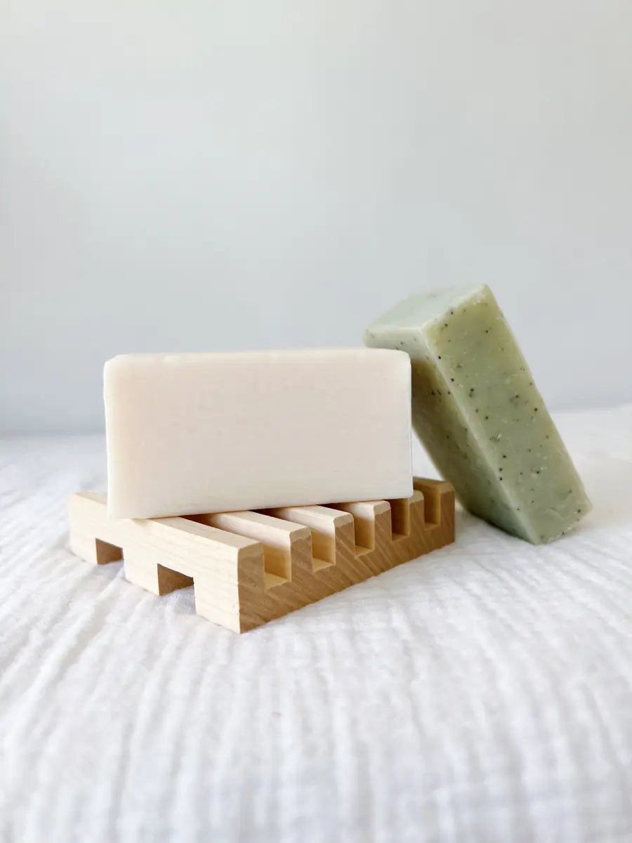 Porte savon en bois d'érable massif - 1