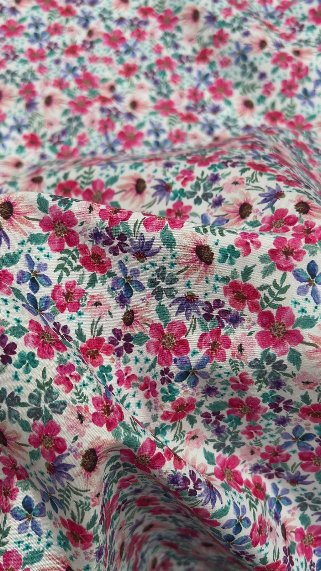 Popeline de coton Bloom