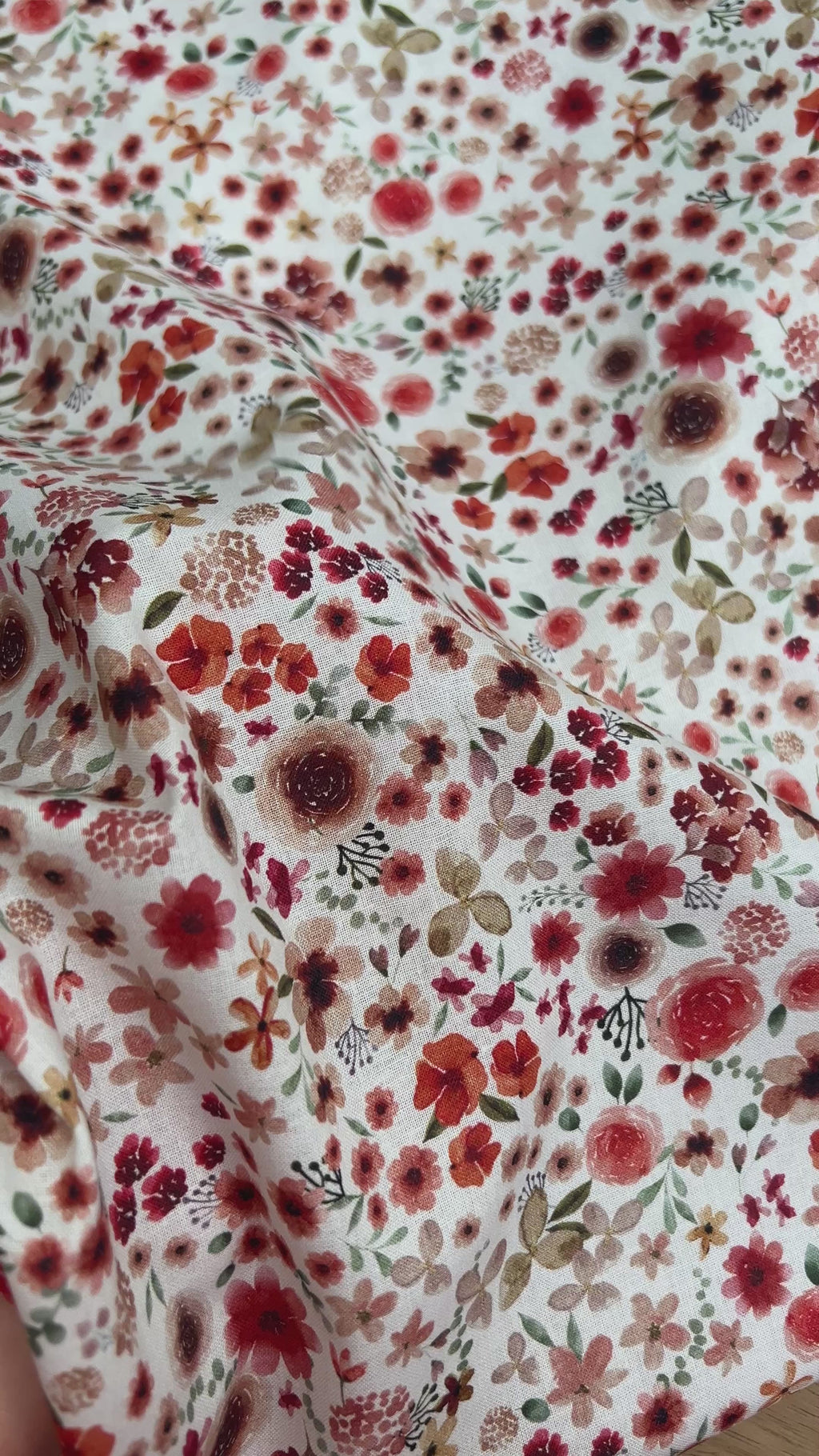 Bedruckte Baumwolle mit Hortense-Print