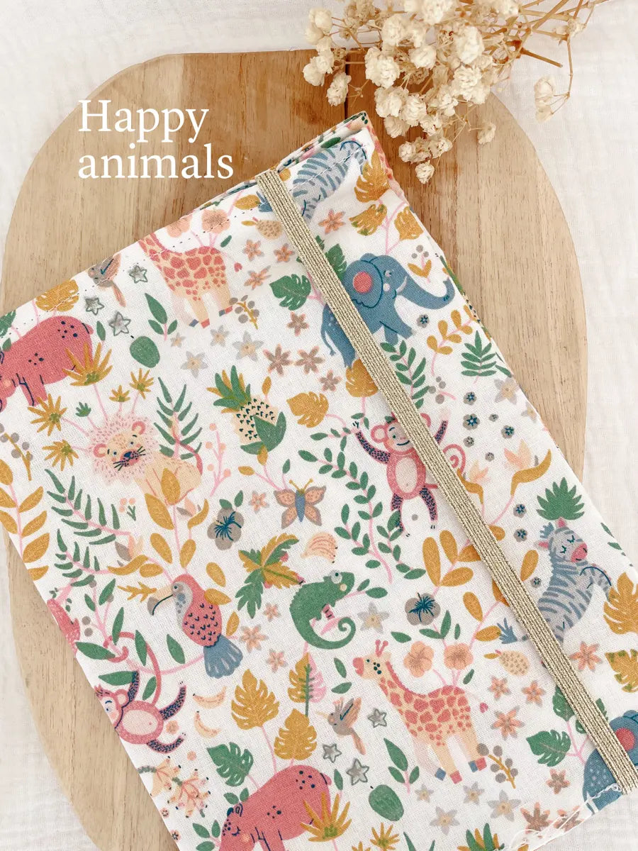 Protège-carnet de santé - Happy animals
