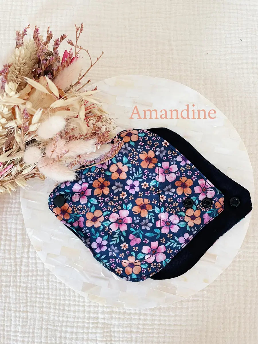 Protège-slip lavable en coton - Amandine