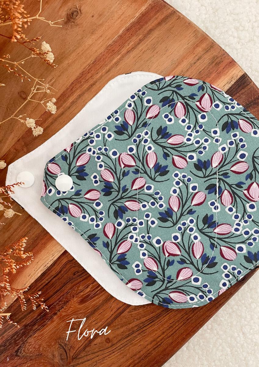 Protège-slip lavable en coton - Flora