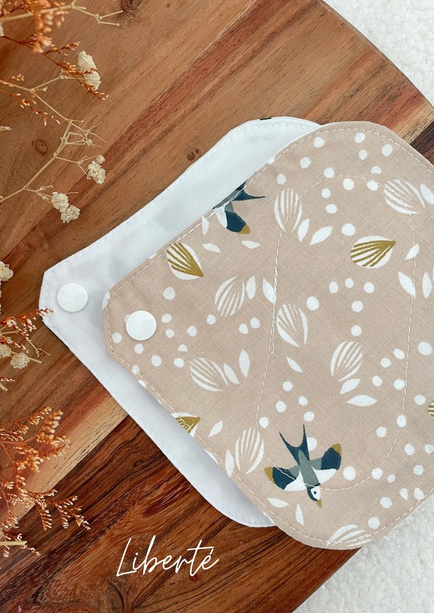 Protège-slip lavable en coton - Liberté